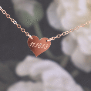 personalized roman numeral bar necklace (copy)